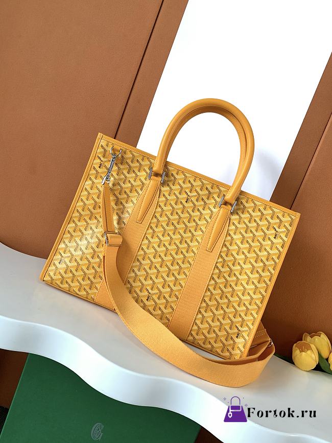 Fortok Goyard Morvan Yellow 39 × 6.5 × 29 cm - 1
