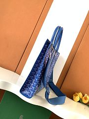 Fortok Goyard Morvan Blue 39 × 6.5 × 29 cm - 6