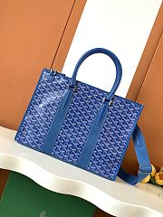 Fortok Goyard Morvan Blue 39 × 6.5 × 29 cm - 5