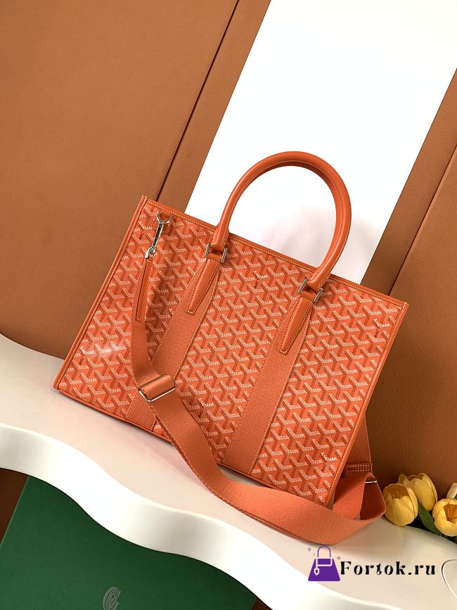 Fortok Goyard Morvan Orange 39 × 6.5 × 29 cm - 1