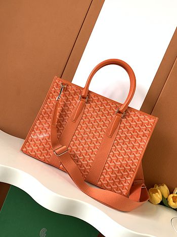 Fortok Goyard Morvan Orange 39 × 6.5 × 29 cm