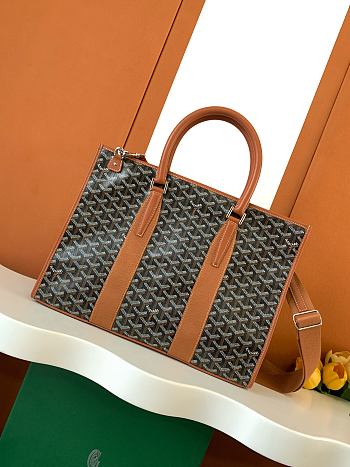 Fortok Goyard Morvan Brown 39 × 6.5 × 29 cm