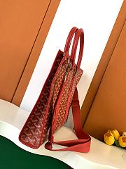 Fortok Goyard Morvan Red 39 × 6.5 × 29 cm - 4