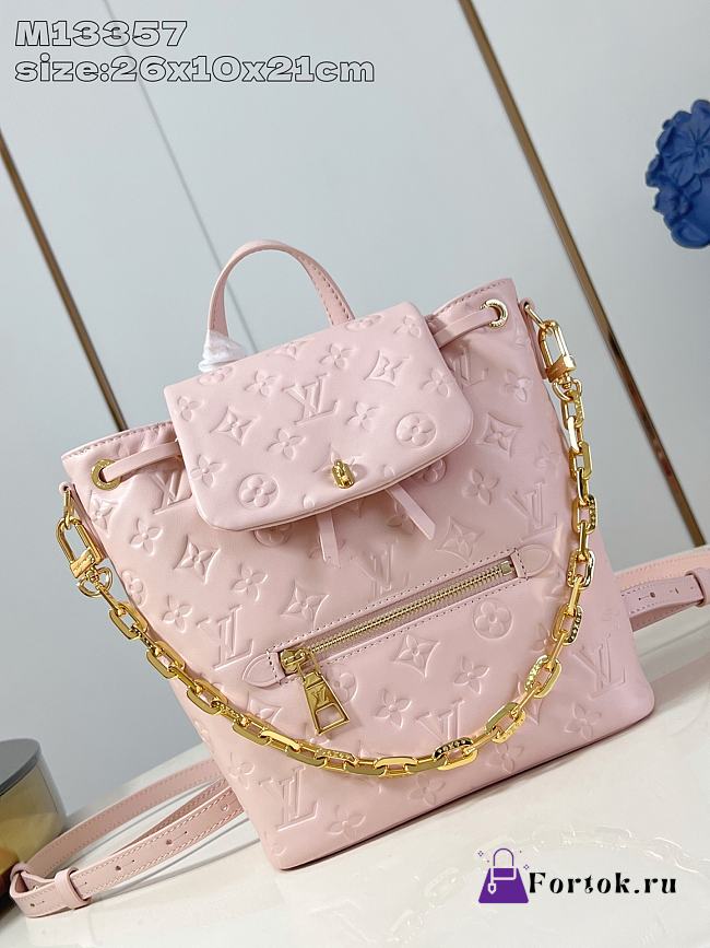 Fortok Louis Vuitton Coussin Backpack Pink 20 x 7 x 15 cm - 1