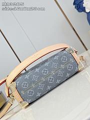 Fortok Louis Vuitton Monogram Denim Side Trunk 16x8x23cm - 5