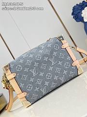 Fortok Louis Vuitton Monogram Denim Side Trunk 16x8x23cm - 2