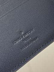 Fortok Louis Vuitton Multiple Wallet Navy Blue M14787 11.5 x 9 x 1.5 cm - 3