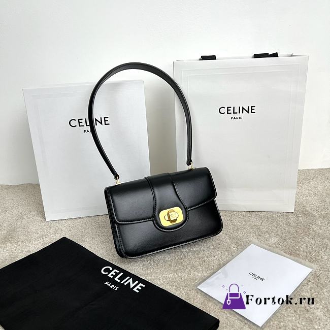 Fortok Celine Josephine Bag Black 18.5 x 13 x 5 CM - 1