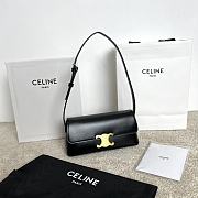 Fortok Celine Triomphe handbag Black 24x8x11.5cm - 1