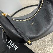 FORTOK Teen Celine Lulu IN SUPPLE GRAINED CALFSKIN Black 21 x 24 x 5 CM - 2