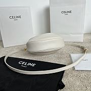 FORTOK Teen Celine Lulu IN SUPPLE GRAINED CALFSKIN White 21 x 24 x 5 CM - 5