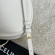 FORTOK Teen Celine Lulu IN SUPPLE GRAINED CALFSKIN White 21 x 24 x 5 CM - 2