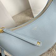 FORTOK Teen Celine Lulu IN SUPPLE GRAINED CALFSKIN Blue 21 x 24 x 5 CM - 5