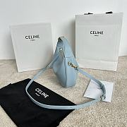 FORTOK Teen Celine Lulu IN SUPPLE GRAINED CALFSKIN Blue 21 x 24 x 5 CM - 2