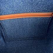 Fortok CELINE MINI BOSTON IN DENIM AND CALFSKIN 20*15.5*10.5CM - 5