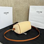 Fortok Celine MINI BOSTON IN Triomphe Canvas 14 x 9.5 x 7.5 CM - 3