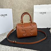 Fortok CELINE MINI BOSTON IN SMOOTH CALFSKIN 14 x 9.5 x 7.5 CM  - 1