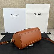 Fortok CELINE MINI BOSTON IN SMOOTH CALFSKIN 14 x 9.5 x 7.5 CM  - 6
