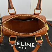 Fortok CELINE MINI BOSTON IN SMOOTH CALFSKIN 14 x 9.5 x 7.5 CM  - 4