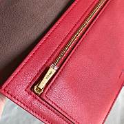 Fortok Celine Medium Strap Wallet Ebony 19cm - 4