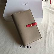 Fortok Celine Medium Strap Wallet Ebony 19cm - 1