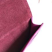 Fortok Celine Medium Strap Wallet Rouge 19cm - 5