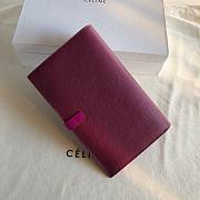 Fortok Celine Medium Strap Wallet Rouge 19cm - 2