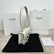 Fortok Celine Josephine Bag White 18.5 x 13 x 5 CM - 5