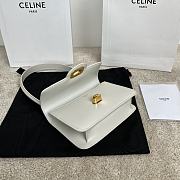 Fortok Celine Josephine Bag White 18.5 x 13 x 5 CM - 4