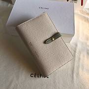 Fortok Celine Medium Strap Wallet Ebony 02 19cm - 1