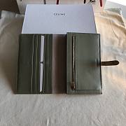 Fortok Celine Medium Strap Wallet Ebony 02 19cm - 4