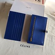 Fortok Celine Medium Strap Wallet White 19cm - 3