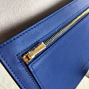 Fortok Celine Medium Strap Wallet White 19cm - 4