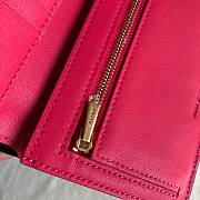 Fortok Celine Medium Strap Wallet Black Rouge 14cm - 3
