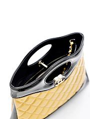 Fortok Chanel 31 Mini Bag Black and Yellow 23 cm - 4
