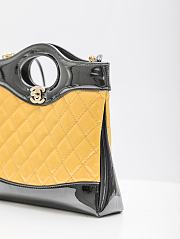 Fortok Chanel 31 Mini Bag Black and Yellow 23 cm - 2