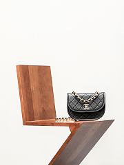 Fortok Chanel Messenger Bag Black 15 x 20 x 7 cm - 3