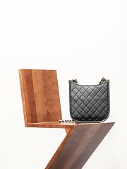 Fortok Chanel 24S Hobo Bag Black 24*22*6Cm - 6