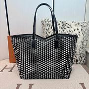 Fortok Moynat Canvas M Tote Bag Black Large 53x33x17cm - 1