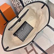 Fortok Moynat Canvas M Tote Bag Black Large 53x33x17cm - 3