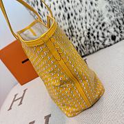 Fortok Moynat Canvas M Tote Bag Yellow Large 53x33x17cm - 2