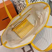 Fortok Moynat Canvas M Tote Bag Yellow Large 53x33x17cm - 5