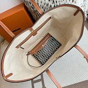 Fortok Moynat Canvas M Tote Bag Brown Large 53x33x17cm - 4