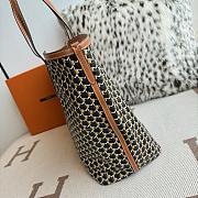 Fortok Moynat Canvas M Tote Bag Brown Large 53x33x17cm - 3