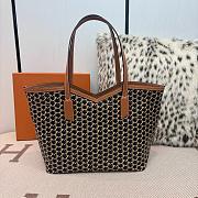 Fortok Moynat Canvas M Tote Bag Brown Medium 45×27.5×14cm - 1
