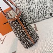 Fortok Moynat Canvas M Tote Bag Brown Medium 45×27.5×14cm - 6
