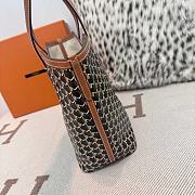 Fortok Moynat Canvas M Tote Bag Brown Small 39×24×12cm - 3