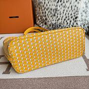 Fortok Moynat Canvas M Tote Bag Yellow Medium 45×27.5×14cm - 6