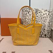 Fortok Moynat Canvas M Tote Bag Yellow Small 39×24×12cm - 1