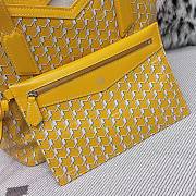 Fortok Moynat Canvas M Tote Bag Yellow Small 39×24×12cm - 5
